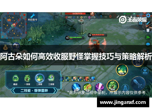 阿古朵如何高效收服野怪掌握技巧与策略解析